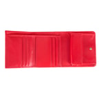 Heleno Kırmızı Kadın Deri Cüzdan