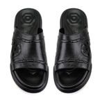 Herbert Siyah Erkek Deri Terlik