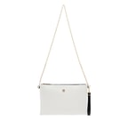 Herta Beyaz Kadın Zincir Detaylı El Çantası