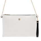 Herta Beyaz Kadın Zincir Detaylı El Çantası