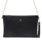 Herta Siyah Kadın Zincir Detaylı El Çantası