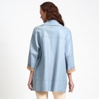 Hiba Kadın Oversize Çift Taraflı Deri Pardösü