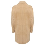 Hiba Kadın Oversize Çift Taraflı Deri Pardösü