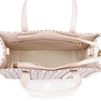 Hierba Bej Kadın Monogram El Çantası