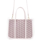 Hierba Bej Kadın Monogram El Çantası