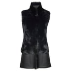 Ikeme Kadın Çift Taraflı Kürk Yelek