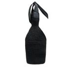 Innia Siyah Kadın Hasır Omuz Çantası 