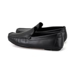 Isaac Siyah Erkek Deri Loafer