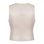 Itala Bej Kadın Deri Yelek