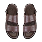 Jack Kahve Erkek Deri Sandalet