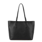 Jaden Siyah Kadın Logolu Deri Omuz Çantası