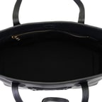 Jaden Siyah Kadın Logolu Deri Omuz Çantası