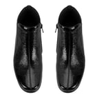 Jailyn Siyah Kadın DesaComfort Fermuarlı Deri Bot