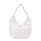 Jainel Beyaz Kadın Deri Omuz Çantası