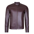 Jason Kahve Erkek Deri Mont