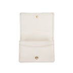 Jeffrey Beyaz Kadın Deri Kartlık