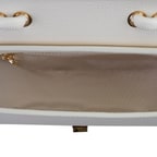 Jeremy Beyaz Kadın Deri El Çantası