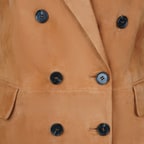 Jolanda Konyak Kadın Süet Deri Blazer Ceket