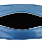 Jonatan Mavi Erkek Deri Kozmetik El Çantası