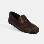 Jovian Kahve Erkek Deri Slip-On Loafer