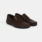 Jovian Kahve Erkek Deri Slip-On Loafer