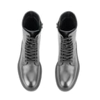 Juan Siyah Kadın Fermuarlı Deri Bot