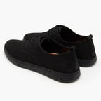 Juna Siyah Erkek Nubuk Deri Günlük Ayakkabı