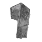 K11392 KADIN KÜRK ŞAL YAKA, GREY PEAR, S