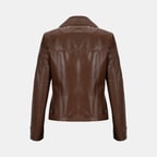 K14067 KADIN DERİ CEKET