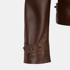 K14067 KADIN DERİ CEKET