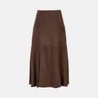 K14073 KADIN SÜET ETEK