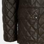 K14998 ERKEK KAPİTONELİ DERİ MONT