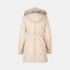 K15010 KADIN DERİ KABAN