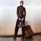 K15114 KADIN DERİ CEKET