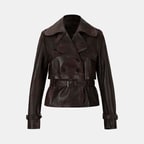 K15114 KADIN DERİ CEKET