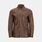 K15139 ERKEK DERİ CEKET-E