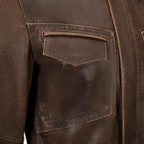 K15139 ERKEK DERİ CEKET-E