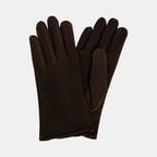 Kadın Acı Kahve Süet Deri Eldiven