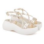 Kadın Altın Dolgu Tabanlı Sandalet