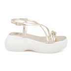 Kadın Altın Dolgu Tabanlı Sandalet