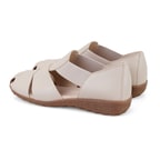 Kadın Bej DesaComfort Deri Günlük Ayakkabı