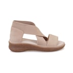 Kadın Bej DesaComfort Deri Sandalet