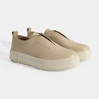 Kadın Bej Günlük Deri Ayakkabı