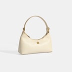 Kadın Bej Omuz Askılı Mini Deri El Çantası