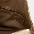 Kadın Bej Örgü Baskılı El Çantası