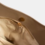 Kadın Bej Püskül Detaylı Omuz Çantası