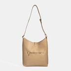 Kadın Bej Püskül Detaylı Omuz Çantası