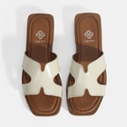 Kadın Bej Rugan Terlik