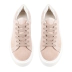 Kadın Bej Süet Deri Spor Ayakkabı