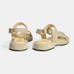 Kadın Bej Süet Tokalı Sandalet